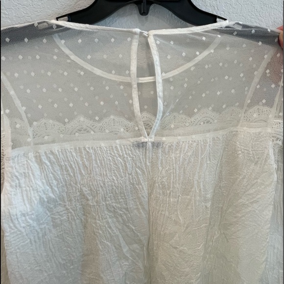Polka Dot Lace Blouse - Picture 5 of 5